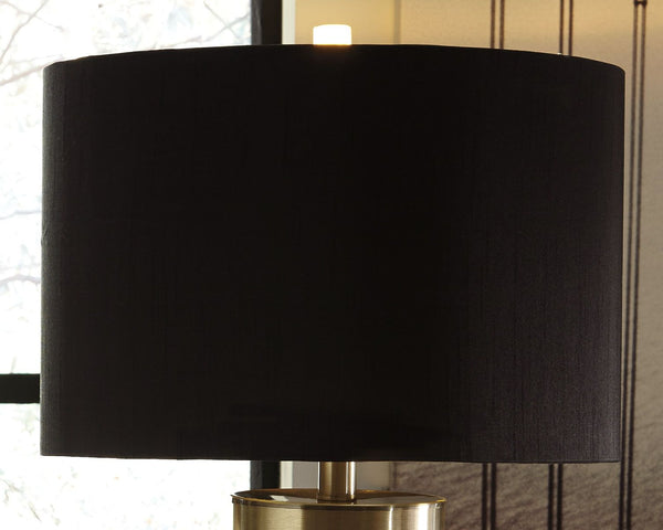 Jacek - Gray / Brass Finish - Metal Table Lamp (Set of 2)