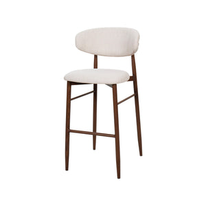 The Royce Bar Chair set offers a stylish and practical seating solution with a distinct mid-century modern flair. Each set includes two bar height chairs featuring a gracefully curved back and sleek, low-profile design that adds a refined touch to any din