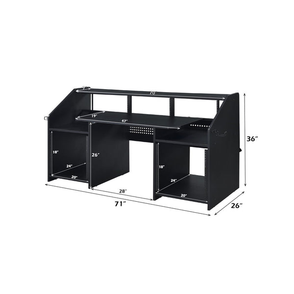 Annette - Music Desk - Black Finish - 36"