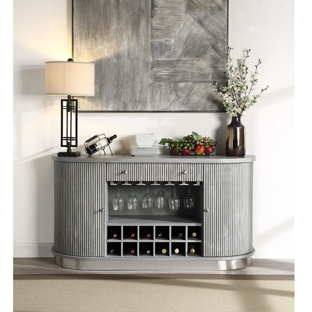Fixed Table Top Engineering Marble Grain Table Top Natural Finish Style Padded Seat & Back Cushion