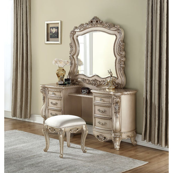 Gorsedd - Vanity Desk - Antique White