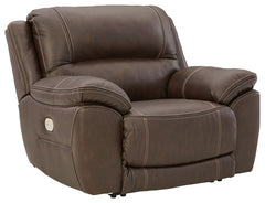Load up on comfort in a cool, clean-lined and contemporary way with this zero wall recliner with power headrest. Rest assured, the expertly matched leather and faux leather upholstery is enriched with a pebble grain effect for authentic appeal and enhance