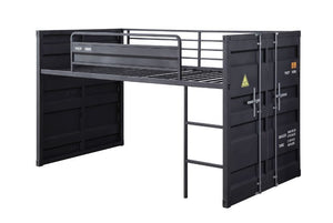 20 Slats Twin Size<br/><br/><b>Product Features</b><ul><li>attress is Not Included</li><li>Right Front Facing Ladder</li><li>Left Front Facing Slide</li><li>Case: 1Set/2Ctn</li><li>Finish: Gunmetal Finish</li><li>Style: Contemporary</li><li>Materials: Met