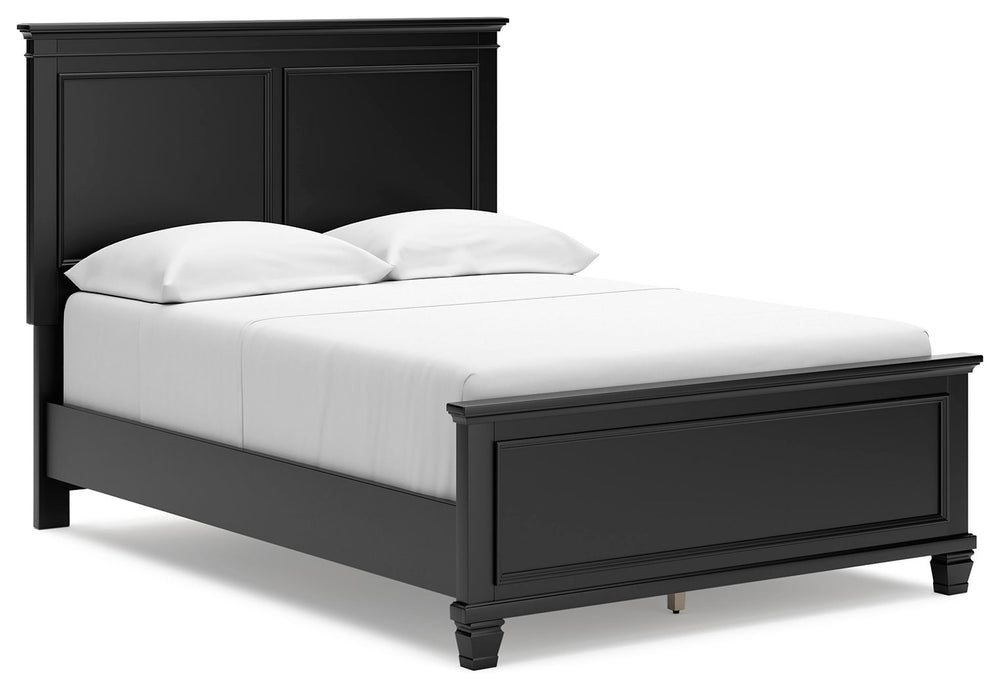 The casual design of this full panel bed introduces a time-honored look to your restful retreat. The beautifully crafted piece is built to last, with distinctive framing that gives its headboard and footboard brilliant dimension. Whether your personal aes