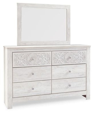 If itâ€™s coastal chic or cottage quaint style you long for, this whitewashed dresser and mirror set invites you to go to town. Its distinctive weatherworn finish conveys an easy-breezy sensibility: perfect for a restful bedroom retreat. Tastefully edited