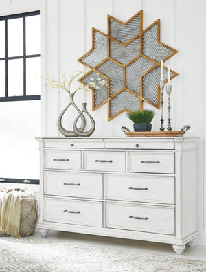  you-'ll love putting it all away in casual style. Seven full-sized drawers and two accessory top drawers will easily accommodate y