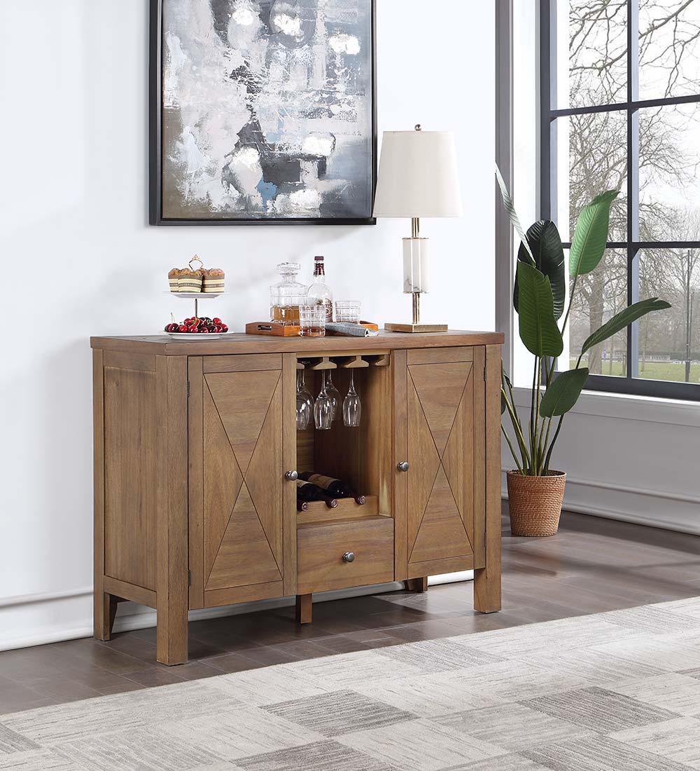 Leaf tables offer a lot of flexibility to homes, the Pascaline dining table offers two 12-" leaves that will help accommodate extra dinner guests. If hosting a board game night, or just needing extra table space, it can be set up in a matter of seconds. T