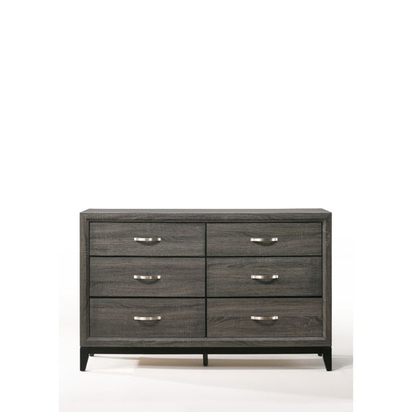6 Drw Drawer: Glide Center Metal (3/4 Ext.), Dovetail English Front & Back, Felt-Lined Not Included, Safety Stop Included, Manual Close, Hardware: Single Handle, Nickel Brushed Metal Construction: Wooden Case Good: Paper Veneer, MDF, Ply, Chipboard Wooden