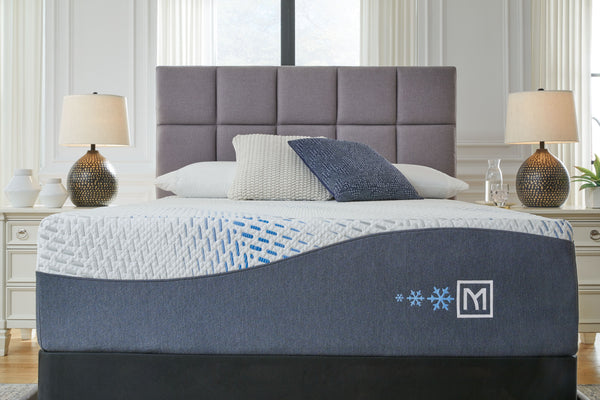 Millennium - 2 Pc. - Luxury Plush Gel Latex Hybrid Queen Mattress, Foundation - White