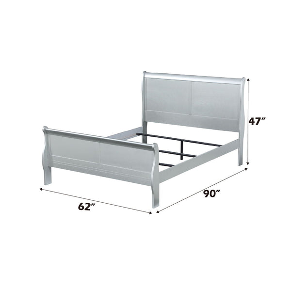 Louis Philippe - Queen Bed - Platinum