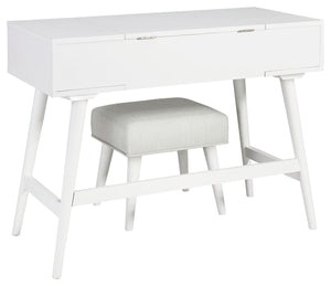 Thadamere - White - Vanity/UPH Stool (Set of 2)