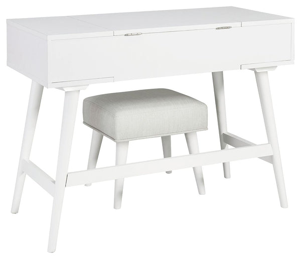 Thadamere - White - Vanity/UPH Stool (Set of 2)