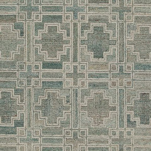 Jossland - Turquoise / Ivory - Medium Rug