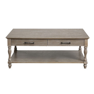 Give your living room an instant makeover with the Ariolo coffee table. It is a beautiful traditional table that will never go out of style. Its wooden frame and turned legs are a great design feature that adds a touch of elegance to this classic style. W