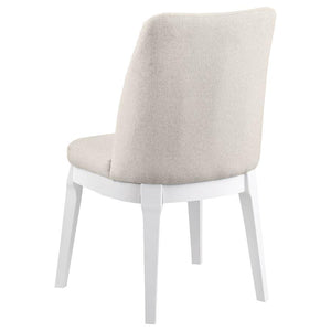 Carissa - Upholstered Dining Side Chair (Set of 2) - Beige