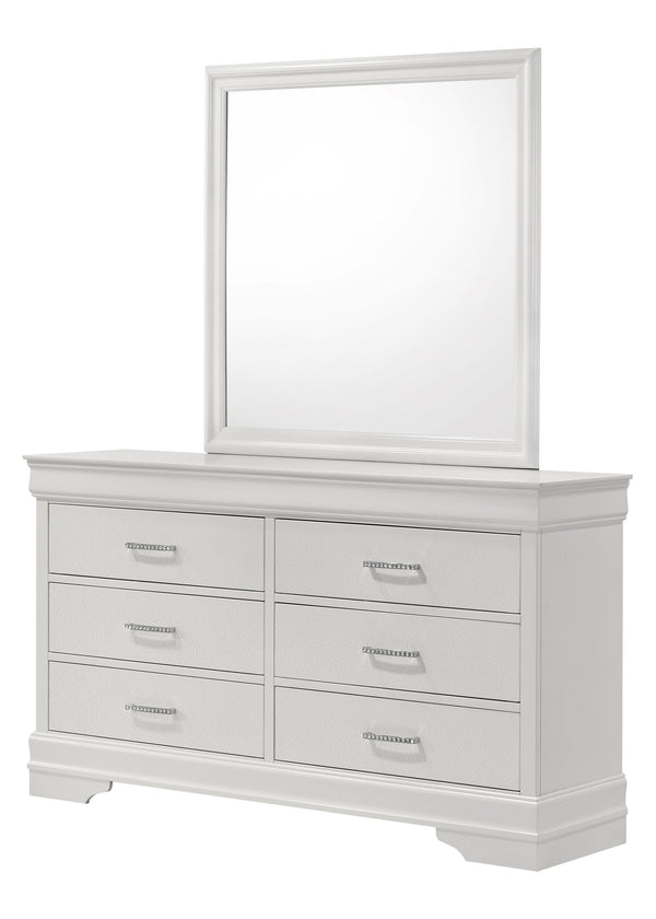 Amalia - Full 5 Piece Bedroom Set - White