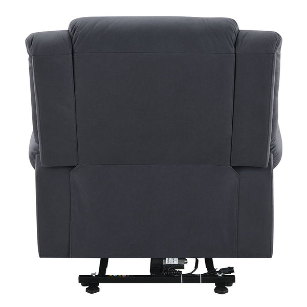  all upholstered in luxurious dark blue fabric. The pocket coil seat construction and tight seat and back cushions ensure maximum support and relaxa