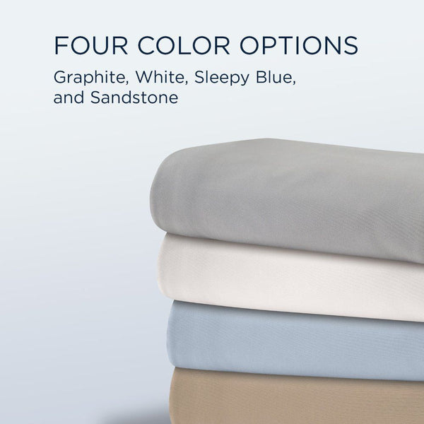 Linens - Tempur-Pedic ProPerformance Pillowcase Set - Sleepy Blue - King