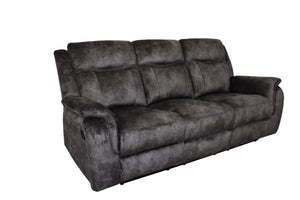 The Park City Dual Recliner Sofa in Gray offers the perfect combination of durability, comfort, and style for your living space. Constructed with a premium hardwood and plywood frame, this sofa is built to provide long-lasting stability and comfort. The p