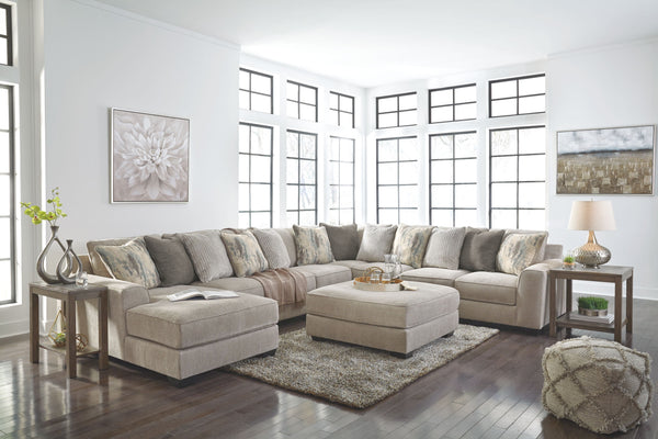 Plush and lovely, this living room set delights with deep comfort. Itâ€™s casually styled with big, roomy seats and modern textured chenille upholstery. Youâ€™ll find comfort in its soft back and reversible seat cushions. <h4><b>Ardsley - Pewter - LAF Cor