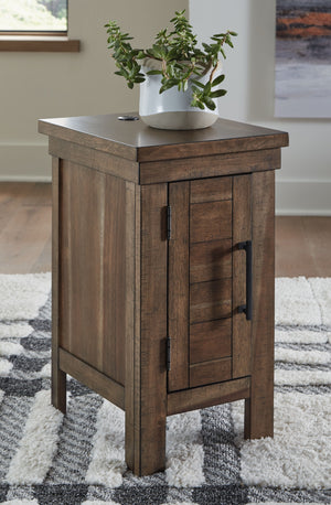  a tobacco brown finish and antiqued bronze-tone hardware