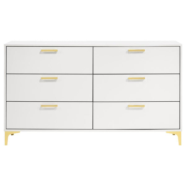 Kendall - 6-Drawer Dresser - White