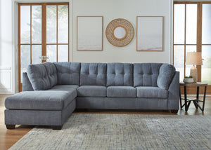 Marleton - Denim - 2-Piece Sectional With Laf Corner Chaise