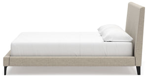 Cielden - Soft Gray - California King Upholstered Bed with Roll Slats