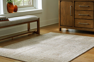 Brickburgh - Gray / Ivory / Honey - Medium Rug