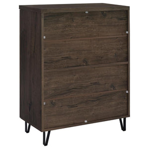 Brixton - 2-Door Entryway Shoe Storage Cabinets - Smoked Oak