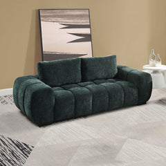 The Ferrand sofa with offers luxurious comfort and modern design. Featuring a sturdy wooden inner frame and pocket coil seating,provides excellent support and durability. The plush, deep cushions invite you to relax, while the stylish design enhances any 
