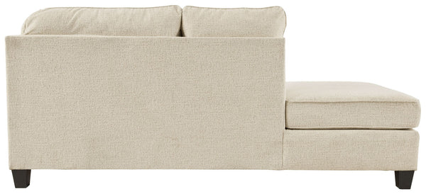  this less-is-more contemporary sectional is dressed to impr