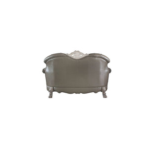 Dresden - Loveseat - Vintage Bone White & PU