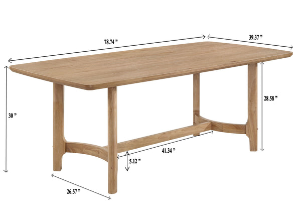 Arden - 6 Piece Dining Room Set - Light Brown