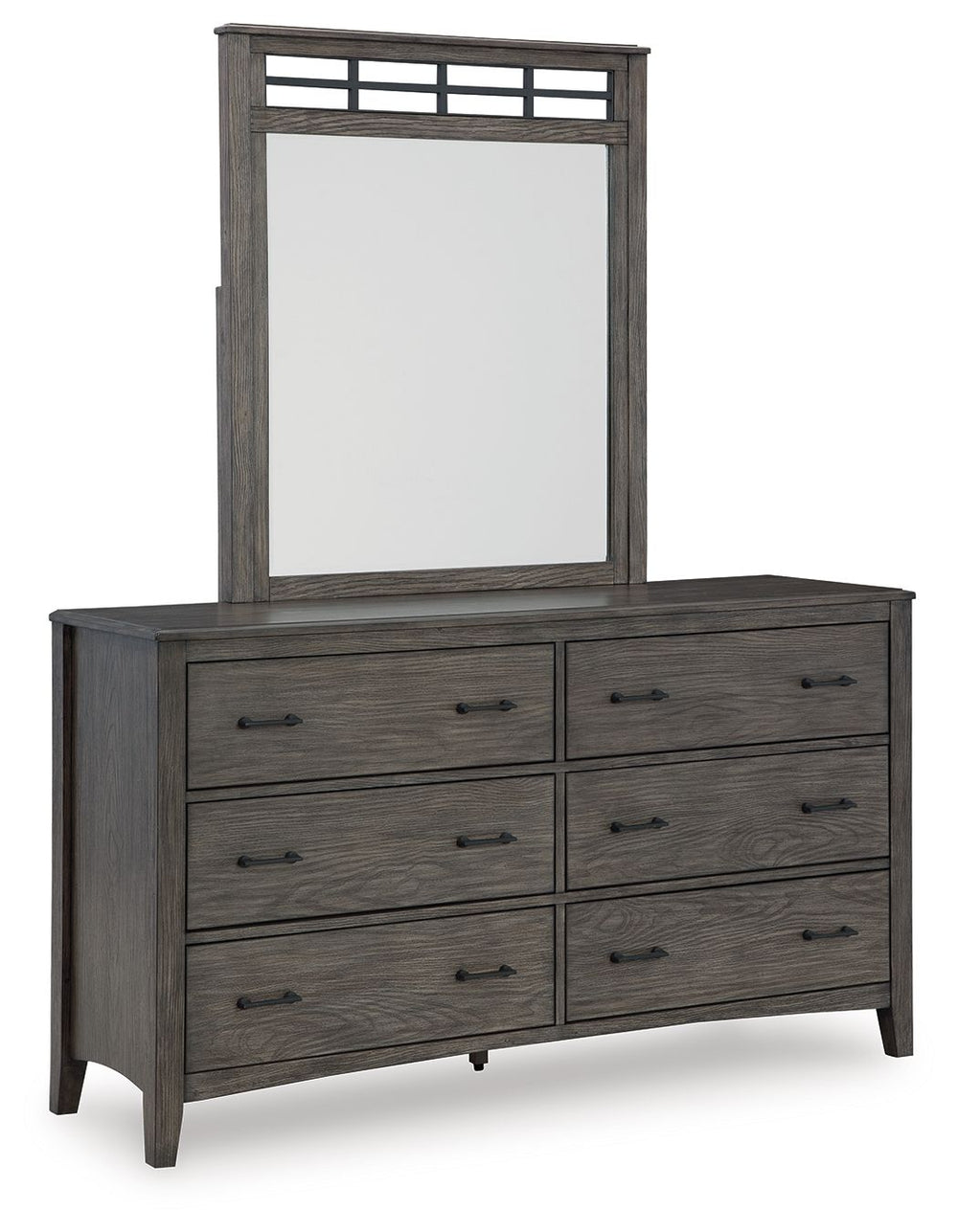 Cool and clean, yet warm and inviting. This dresser with mirror has so many standout qualities, making it an inspired choice for your dream destination. A prime example of â€œcasual contemporaryâ€ style at its very best, these designer pieces are dressed