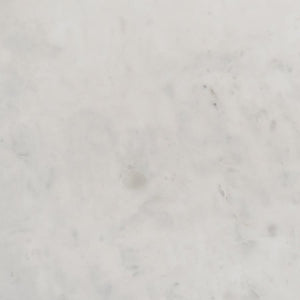 Astoria - Round Genuine Marble Side End Table - White