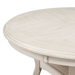 Amy - 5 Piece Round Dining Set - Bisque