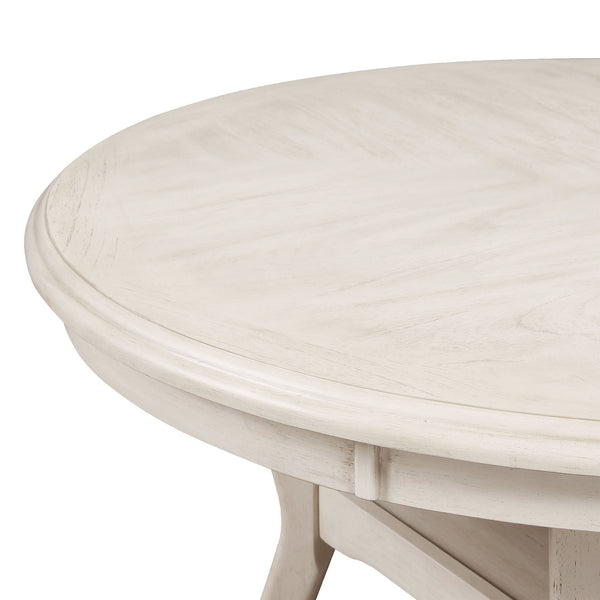 Amy - 5 Piece Round Dining Set - Bisque