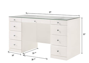 Avery - Vanity Set - White