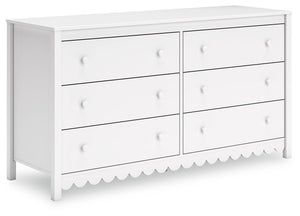  this bedroom package is the perfect fit for cottage or coastal farmhouse interiors. Its matte white finish serves as the perfect backdrop to showcase your personal taste and creativity. Plus the low-profile bed frame 