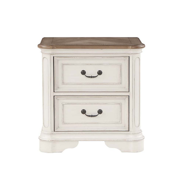 Florian - Nightstand - Antique White Finish