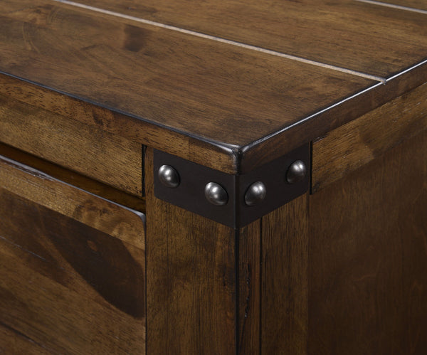 Curtis - Queen 3 Piece Bedroom Set - Dark Oak