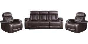 Comfort meets innovation in this inspired Power Reclining Collection. The perfect choice for creating a relaxing environment, this stylish collection features smooth motorized reclining motion and adjustable headrest at just the touch of a button.<br/><br