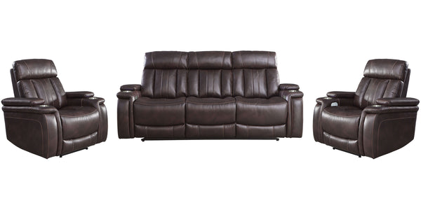 Comfort meets innovation in this inspired Power Reclining Collection. The perfect choice for creating a relaxing environment, this stylish collection features smooth motorized reclining motion and adjustable headrest at just the touch of a button.<br/><br