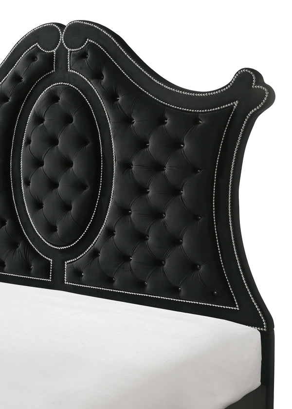 Cameo - King 4 Piece Bedroom Set - Black