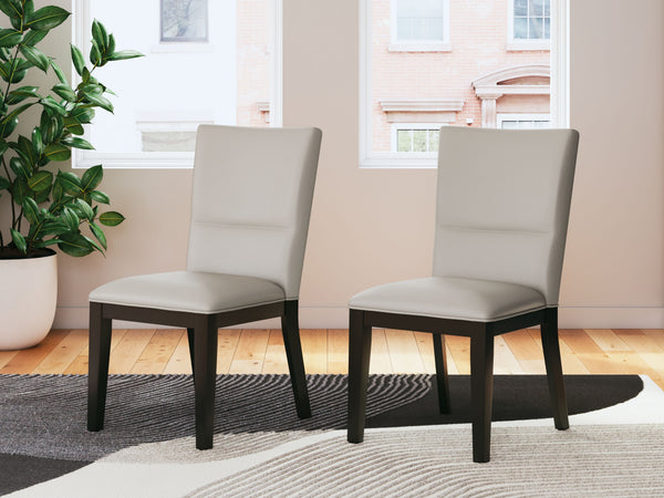 Glinari - Taupe / Black - 5 Pc. - Dining Room Table