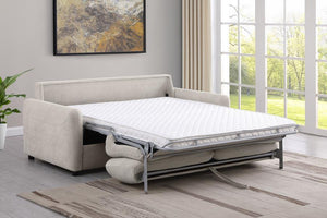 Rylie - Upholstered Sofa Sleeper With Queen Mattress - Beige