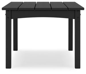 Hyland Wave - Black - Rectangular Cocktail Table