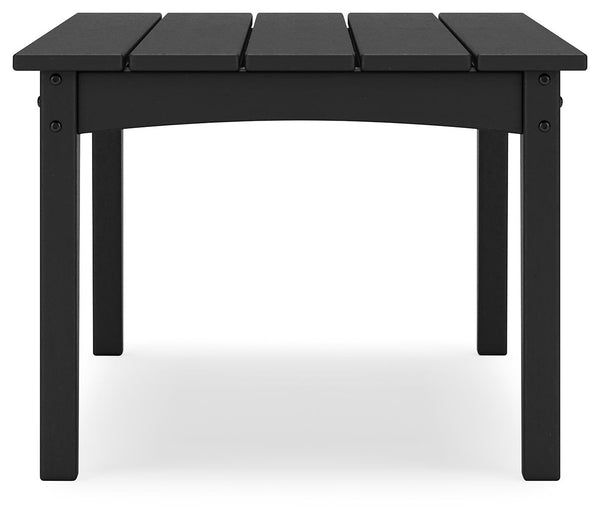 Hyland Wave - Black - Rectangular Cocktail Table