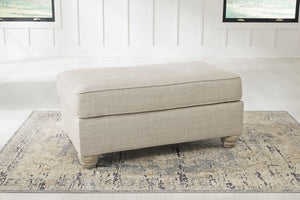 Traemore - Linen - 2 Pc. - Chair and a Half with Ottoman